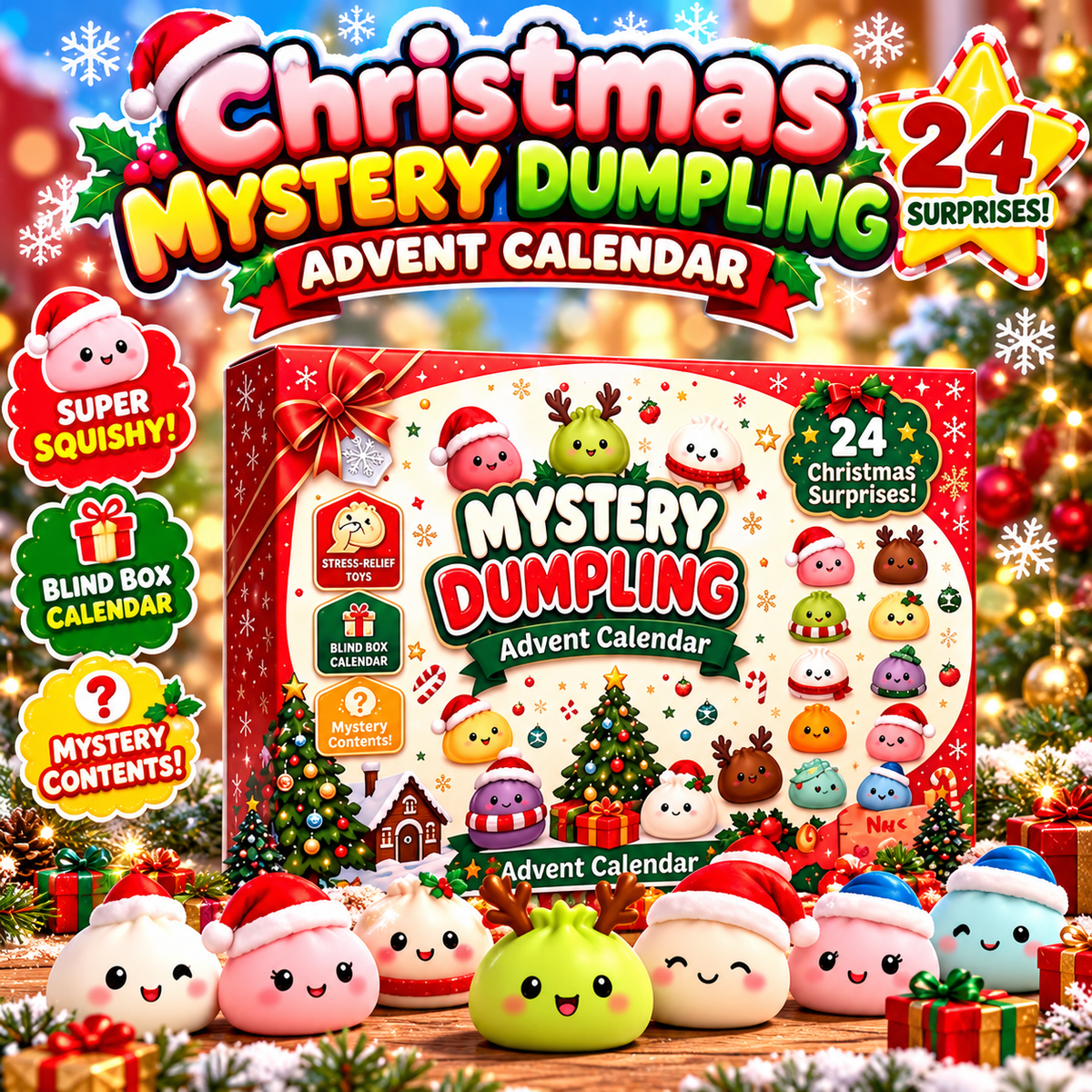24 Mini Dumpling Advent Calendar